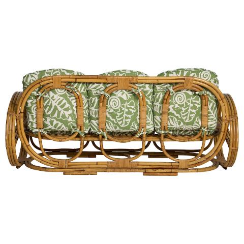 Italian Rattan Sofa, 1960's