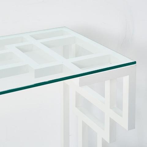White Painted Console Table