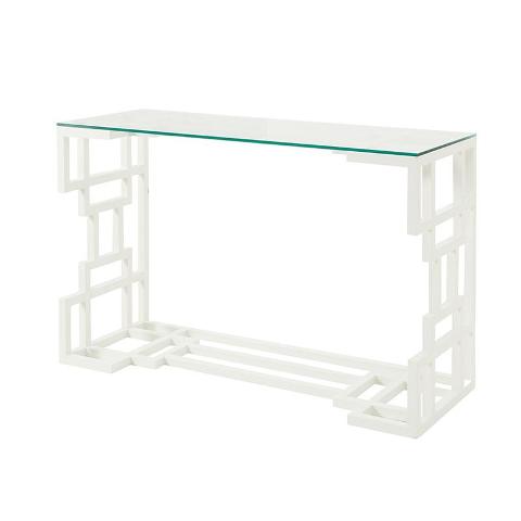 White Painted Console Table