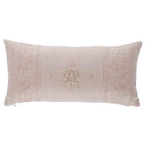 Jaipur Linen Embroidery Pillow