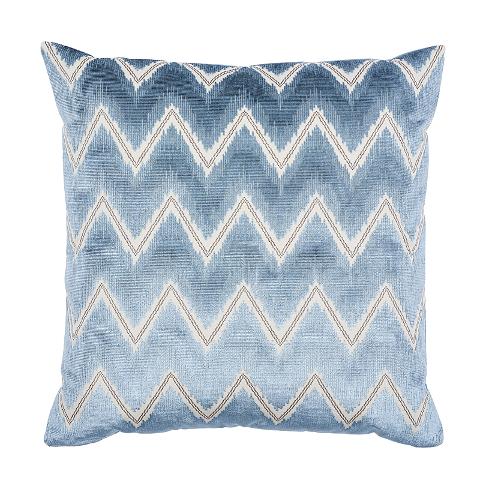 Chevron Velvet Pillow