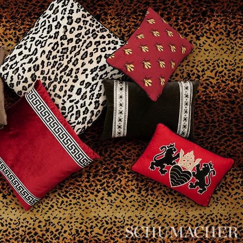 Lionheart Applique Pillow