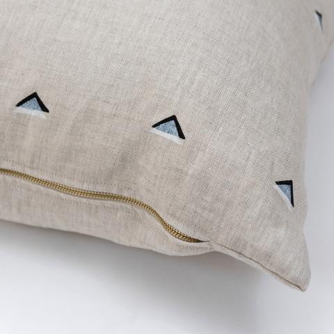 Overlapping Triangles Pillow