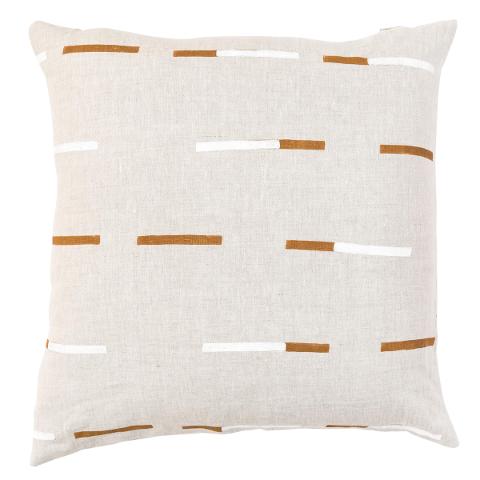 Overlapping Dashes Pillow