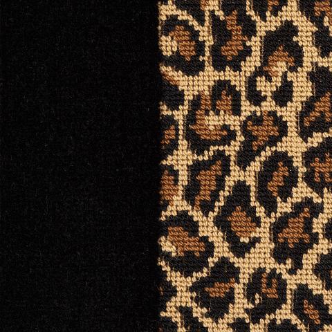 Guepard Stripe Velvet Pillow