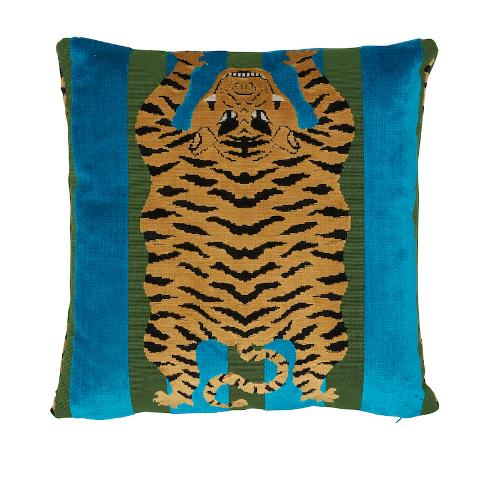 Jokhang Tiger Velvet Pillow