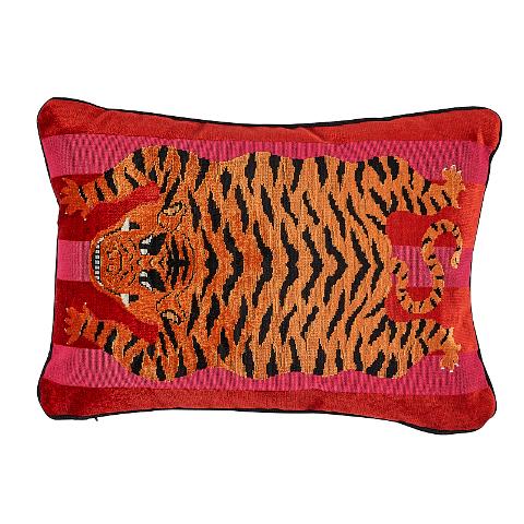 Jokhang Tiger Velvet Pillow