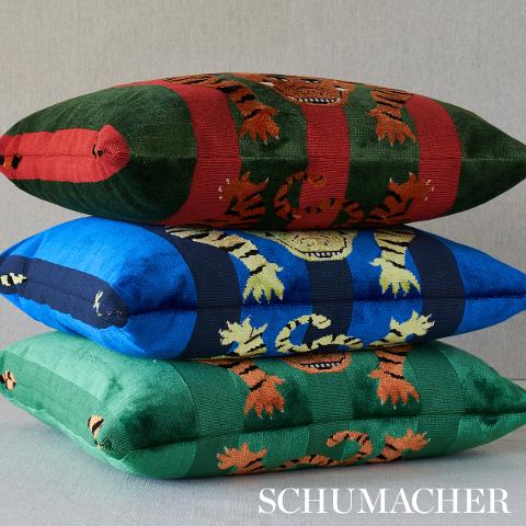 Jokhang Tiger Velvet Pillow