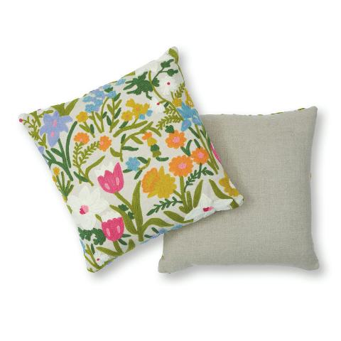 Crewel Garden Pillow