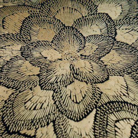 Lotus Embroidery Pillow