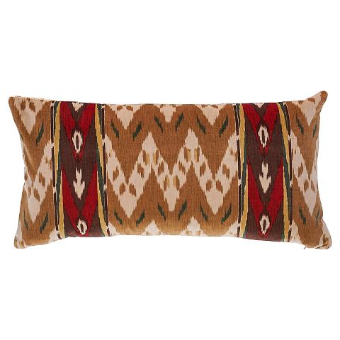 Samar Ikat Velvet Pillow