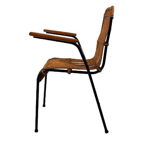 Set Of 4 Rattan Garden Chairs