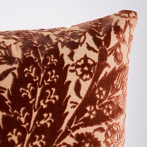 Saz Paisley Velvet Pillow