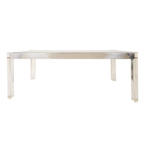 1970s Lucite Dining Table, Italy