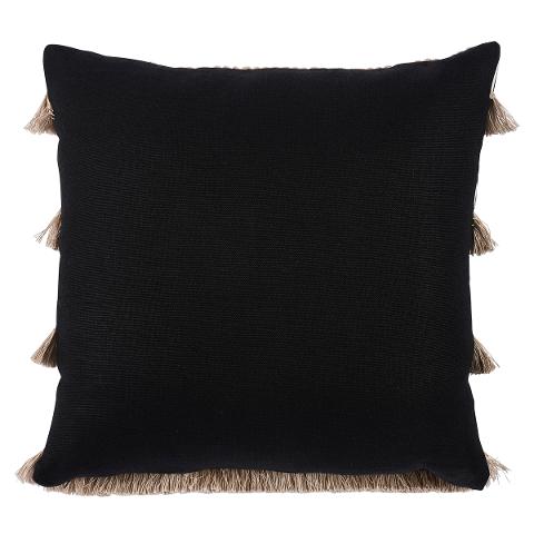 Graphic Fringe Pillow