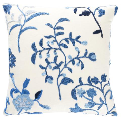 Raleigh Crewel Embroidery Pillow B