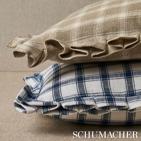 Crawford Check Pillow