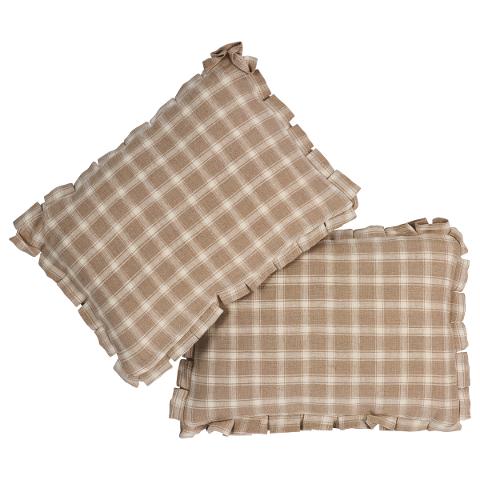 Crawford Check Pillow