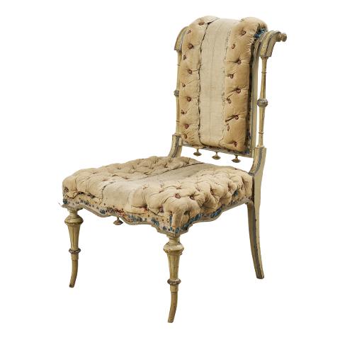 18th Century Slipper Chair, France