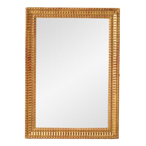 19th C. Carved And Gilded Mirror