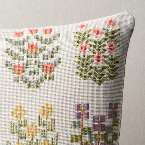 Annika Floral Tapestry Pillow