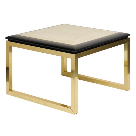 Pair Of End Tables, Vellum Tops