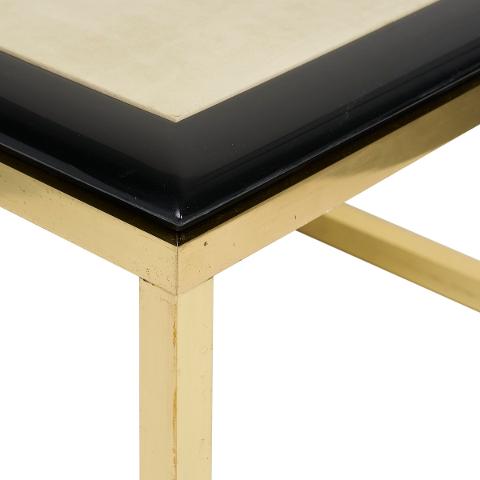 Pair Of End Tables, Vellum Tops