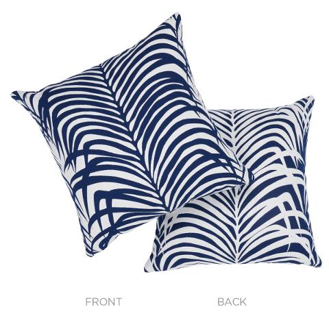 Zebra Palm I/O Pillow