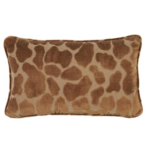 Giraffe Velvet Pillow