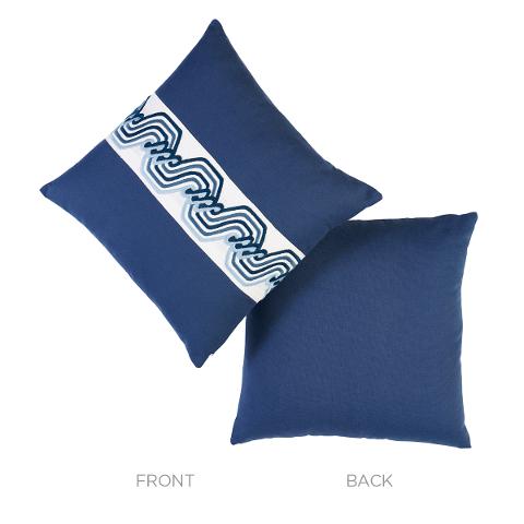 The Twist Embroidered Pillow