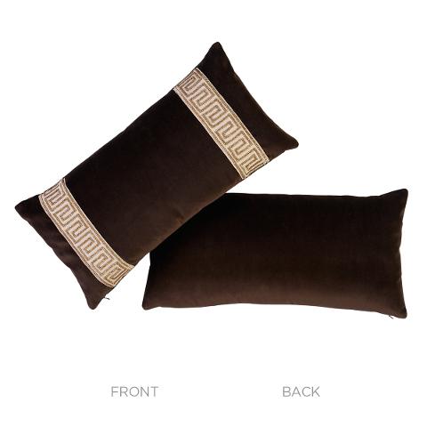 Delphi Beaded Tape Pillow