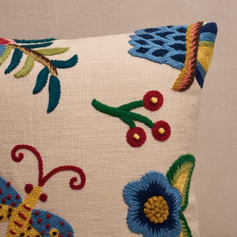Spotswood Crewel Pillow B