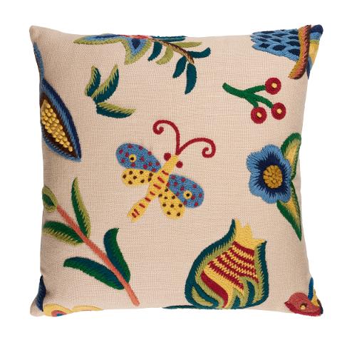 Spotswood Crewel Pillow B