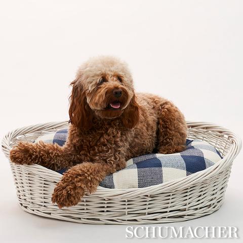 Barnes Check Dog Bed