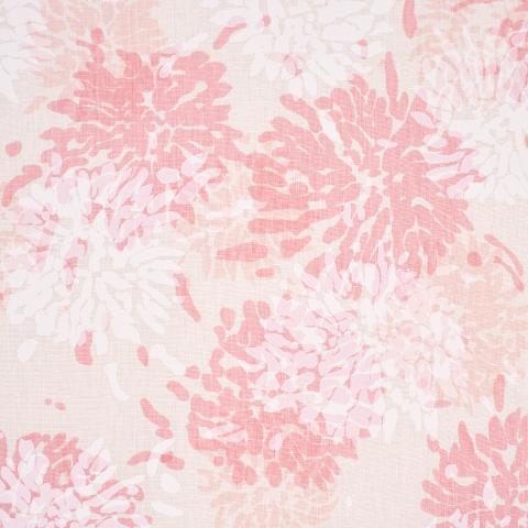 Flower Factory 花柄ブランケット ピンク トルマリンパワーシート Chrysanthemum By Tillett - Pinky Fabrics | Schumacher